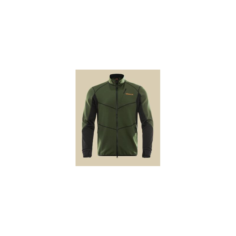 Härkila Jachetă fleece Scandinavian, verde Duffel/negru, mărimea M