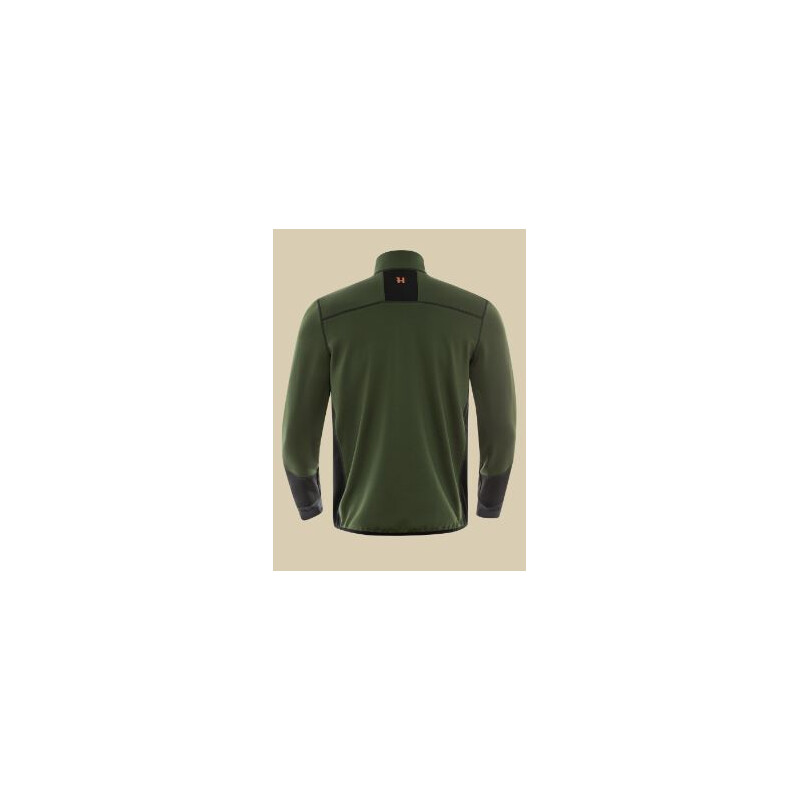Härkila Jachetă fleece Scandinavian, verde Duffel/negru, mărimea M