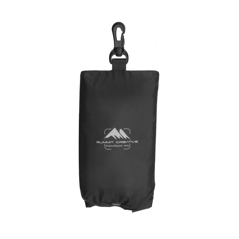 Summit-Creative Poncho de ploaie negru