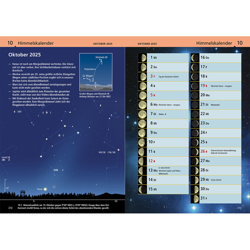 Kosmos Verlag Almanah Anul ceresc 2025
