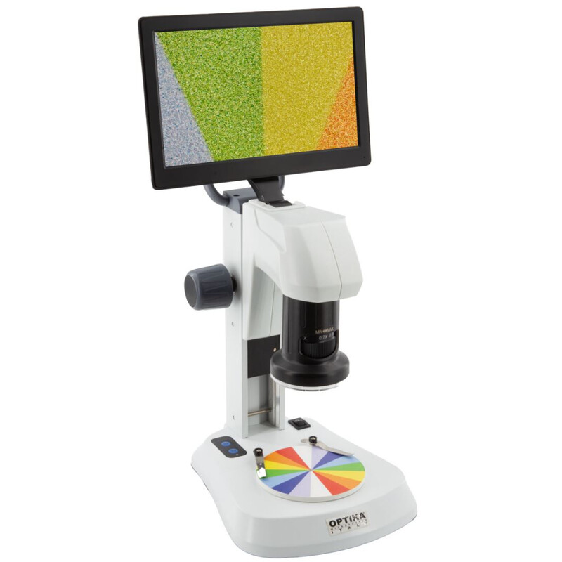 Optika, Microscop, SFX-85V, Zoom Digital, Monitor 9", 8x-54x, LED, Lumină incidentă și transmisă