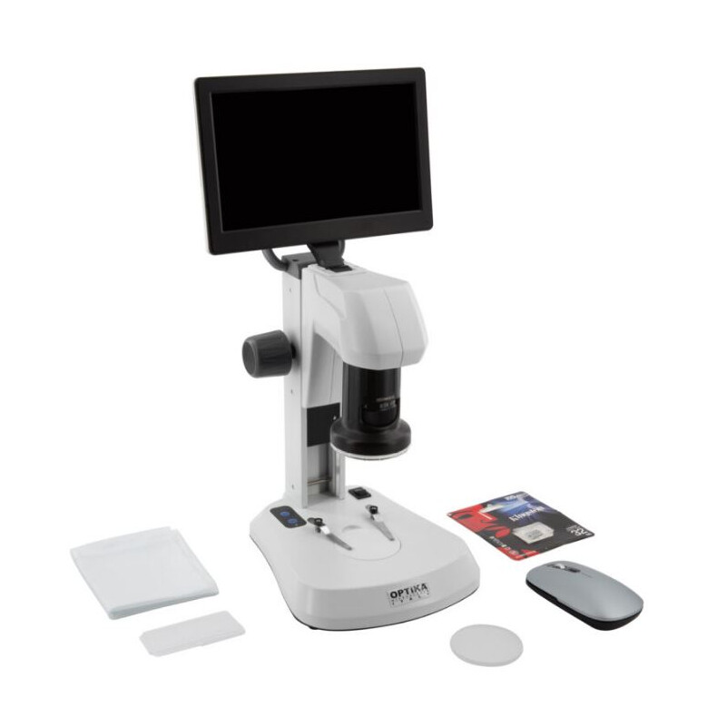 Optika, Microscop, SFX-85V, Zoom Digital, Monitor 9", 8x-54x, LED, Lumină incidentă și transmisă