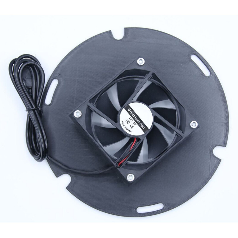 Astroprints Capac pentru oglinda primară pentru montura cu oglindă primară GSO și TS Optics ONTC Newton 6", inclusiv ventilator USB de 5 V