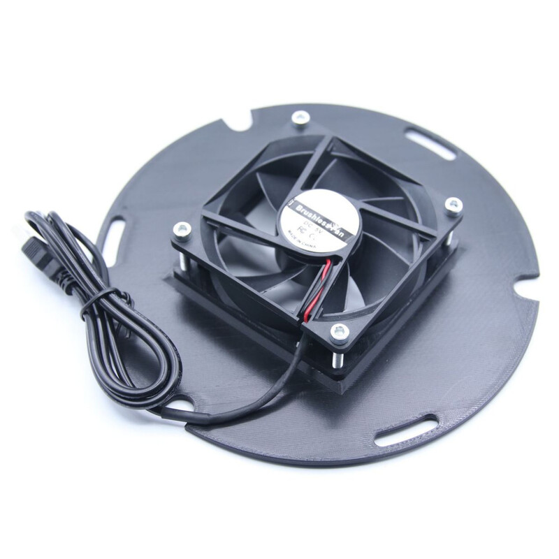 Astroprints Capac pentru oglinda primară pentru montura cu oglindă primară GSO și TS Optics ONTC Newton 6", inclusiv ventilator USB de 5 V