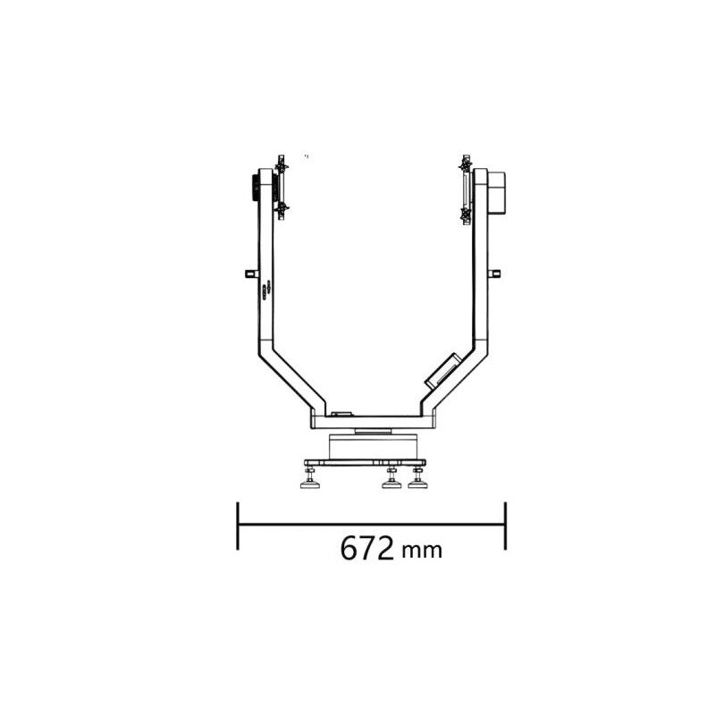 iOptron Montura HAZ130 Strain Wave Alt-AZ RC16