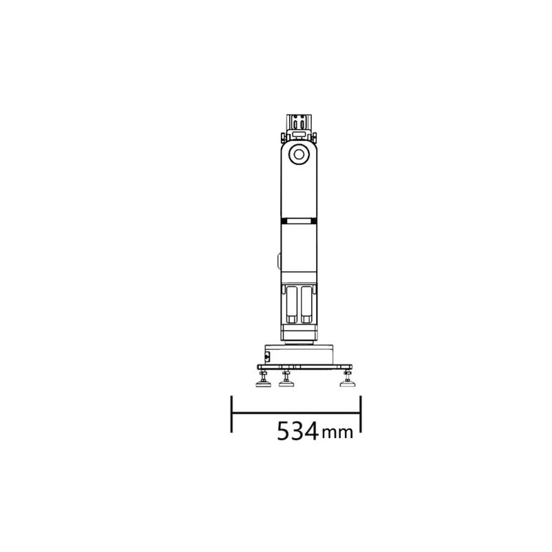 iOptron Montura HAZ130 Strain Wave Alt-AZ RC16