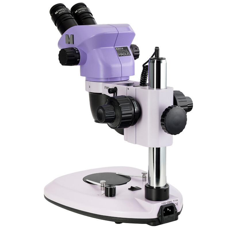 MAGUS microscopul stereoscopic zoom 8B 6.5x-55x bino Greenough 3W LED