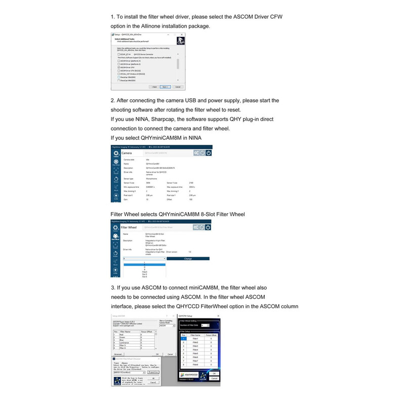QHY Camera miniCam8 Color Combo