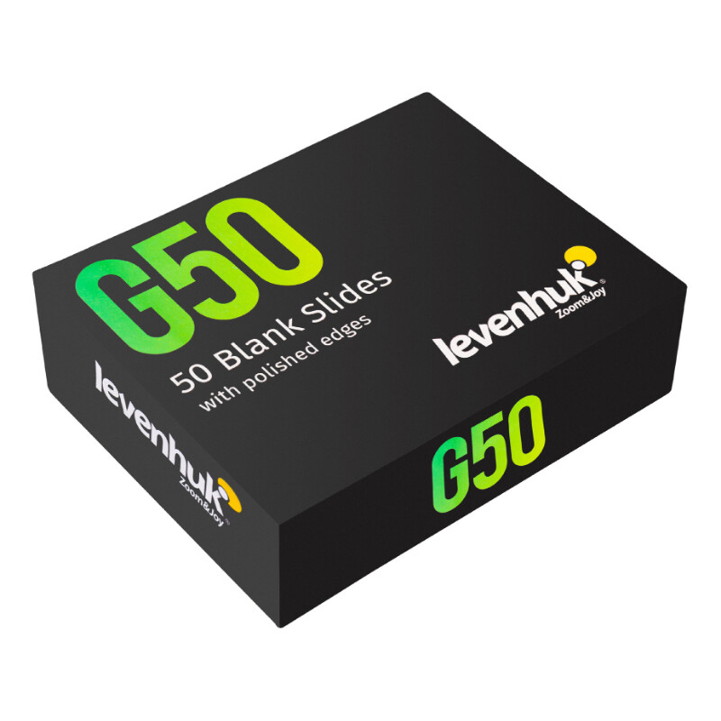 Levenhuk Lame de microscop G50 50 bucăți