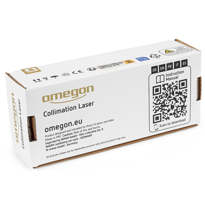 Omegon Colimatoare laser Newton 1,25'' cu fereastra Rev. B