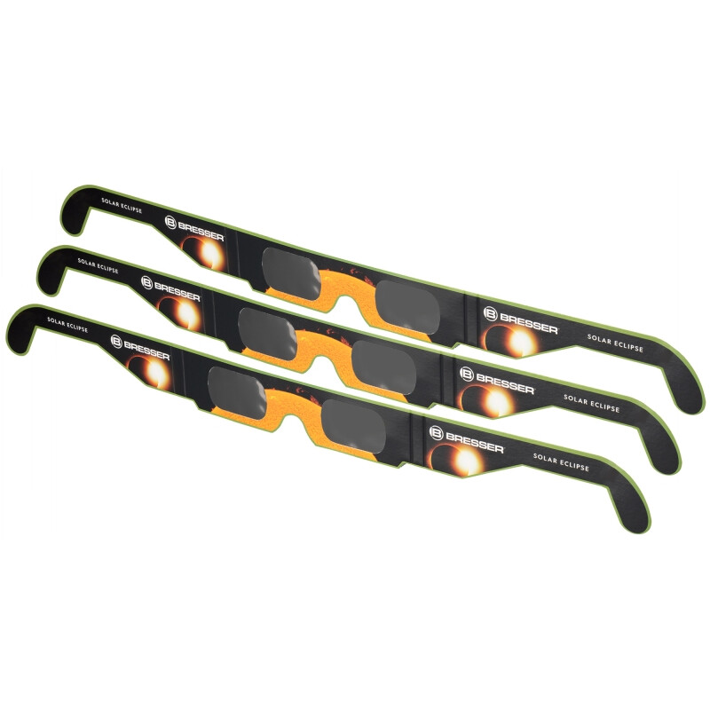 Bresser Ochelari de eclipsă solară 3 bucăți