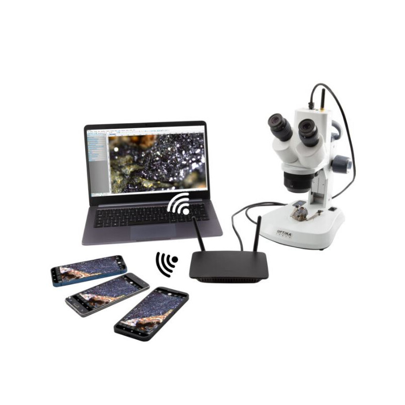 Optika Microscop , SFX DigitalDigital WI-FI ,10x 20x 40x, LED, lumină incidentă și transmisă