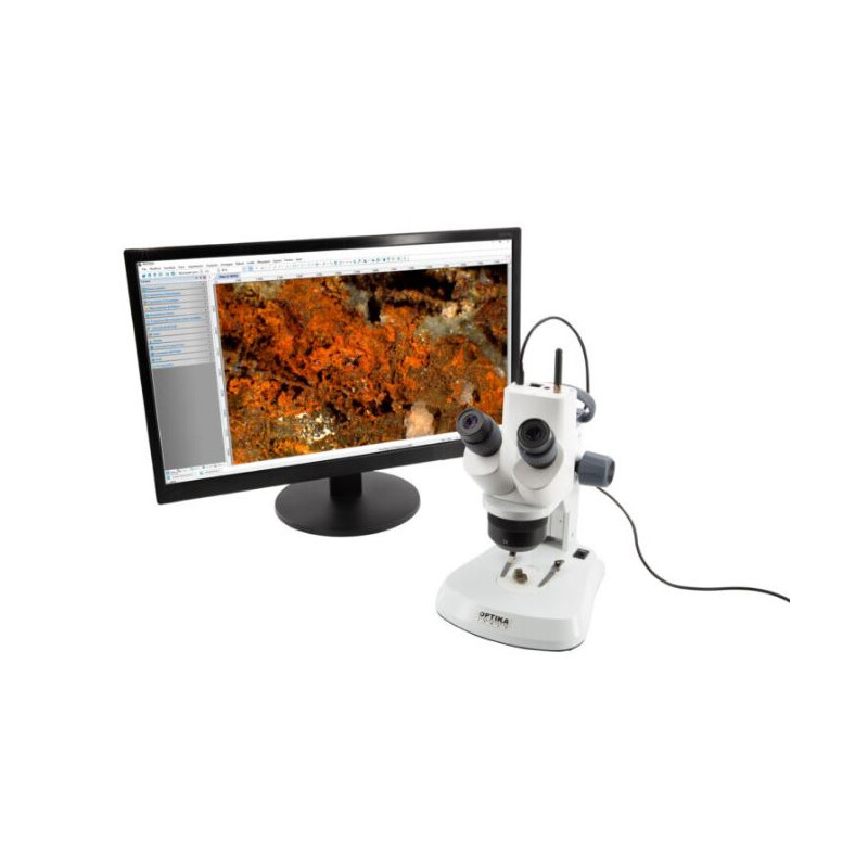 Optika Microscop , SFX DigitalDigital WI-FI ,10x 20x 40x, LED, lumină incidentă și transmisă