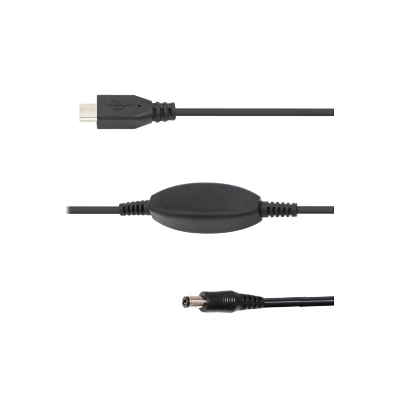 Ikarus Technologies Cablu 12V DC 2.1mm / 5V USB-C
