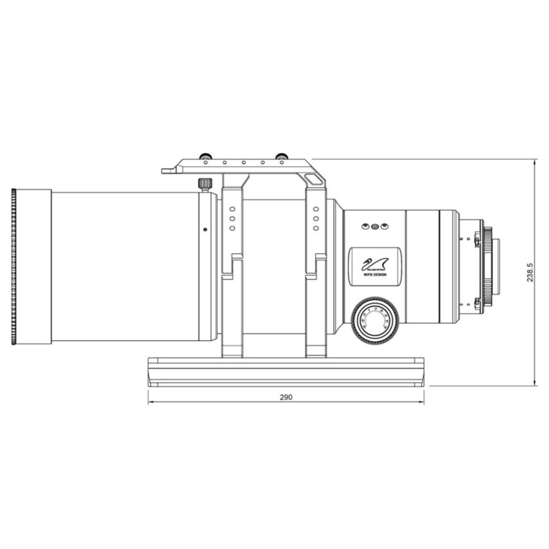 William Optics Refractor apochromat AP 108/518 UltraCat WIFD