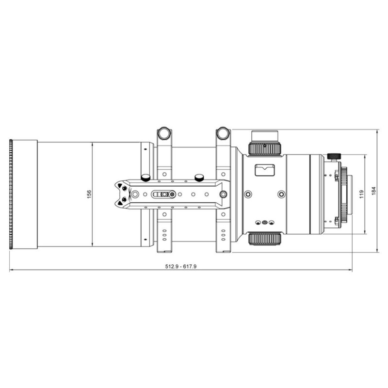 William Optics Refractor apochromat AP 108/518 UltraCat WIFD