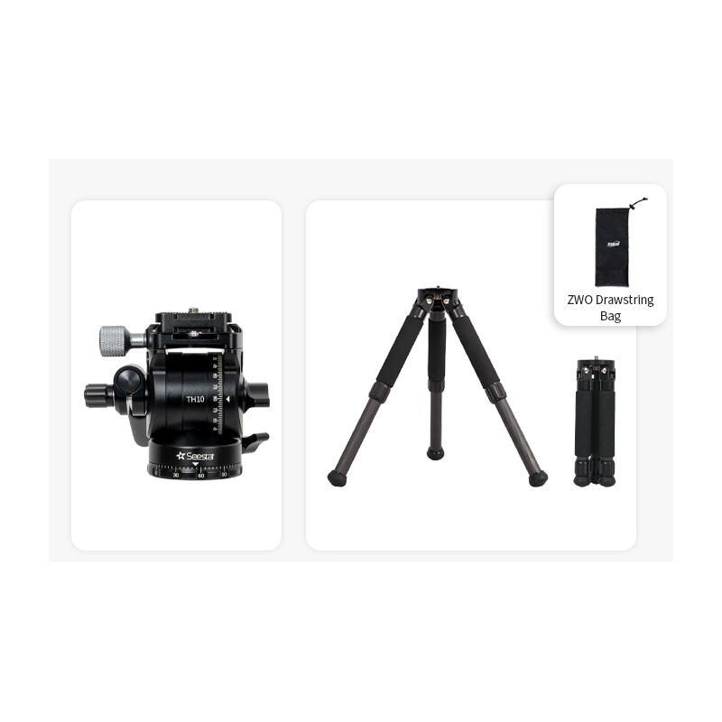 ZWO Trepied din carbon TC20+TH10 Seestar Smart Telescope