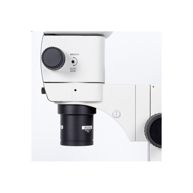 Motic Microscop stereoscopic cu zoom SM7TR-P APO1X, trino, 8-56X, wd 81 mm, 7:1