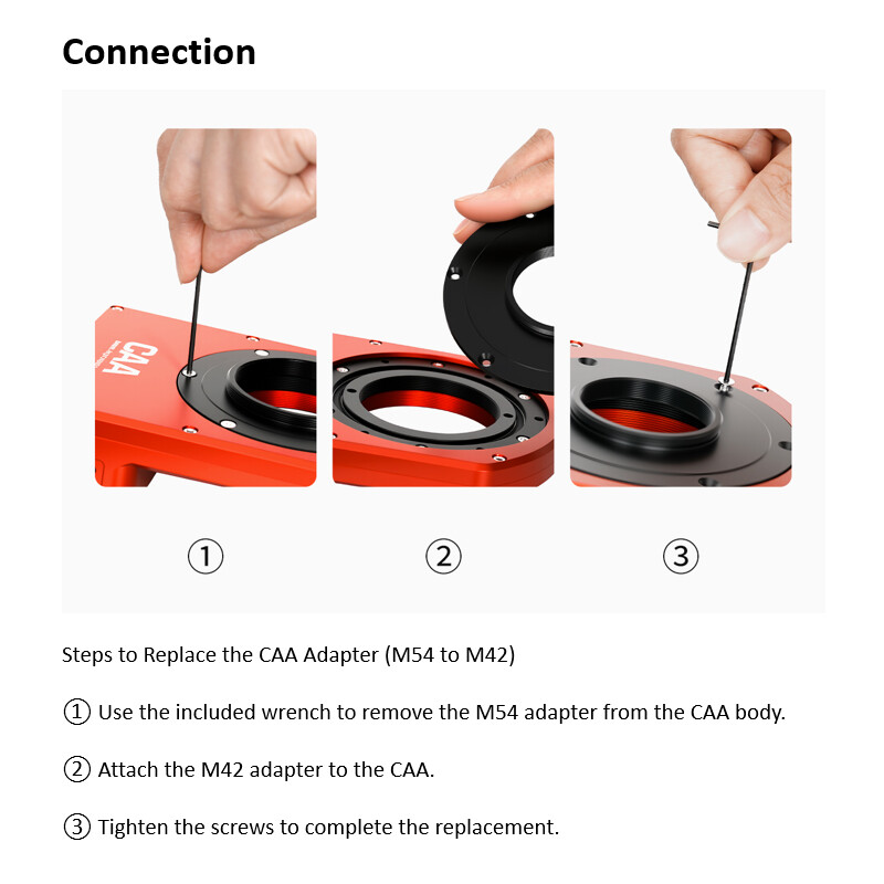 ZWO Adaptoare CAA / M42