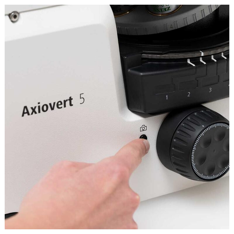 ZEISS Microscop Axiovert 5 Digital, PH, FL, 50-400x, 0,4 NA, LED, 5 MP, mono