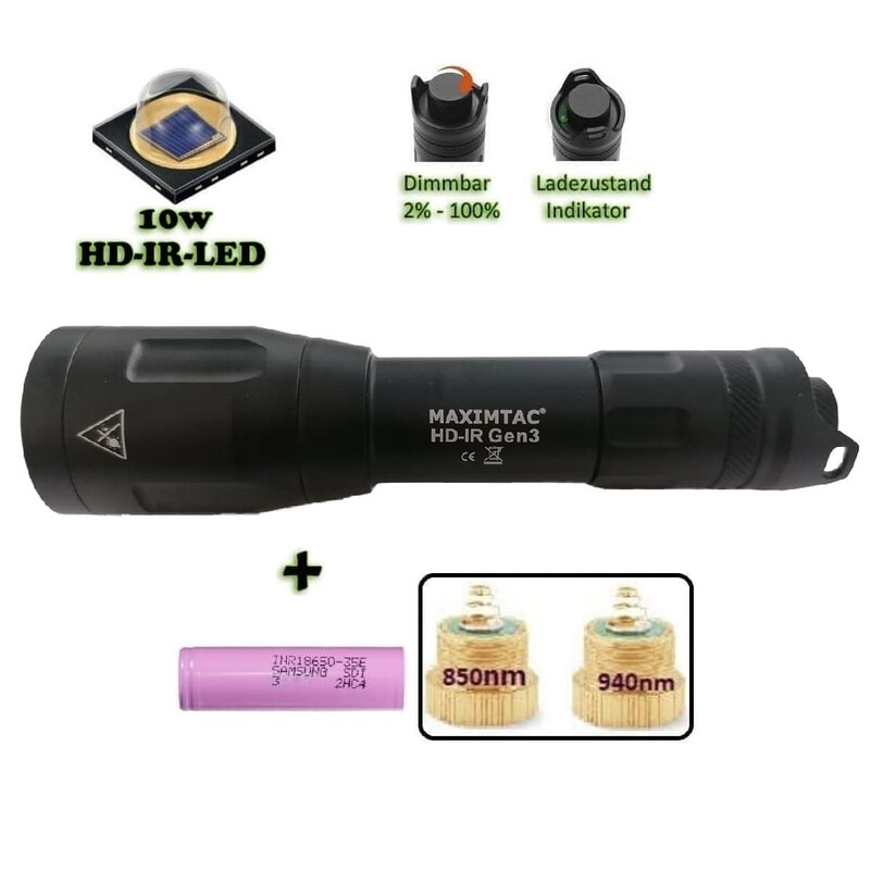 Maximtac HD-IR Gen 3 LED iluminator IR