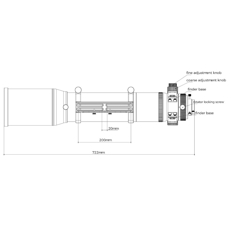 Askar Refractor apochromat AP 120/840 Triplet OTA
