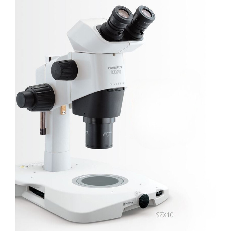 Evident Olympus Microscopul stereoscopic zoom SZX10, binocular, 10:1, 6,3-63x, 81 mm, SZX2-ILLTQ LED