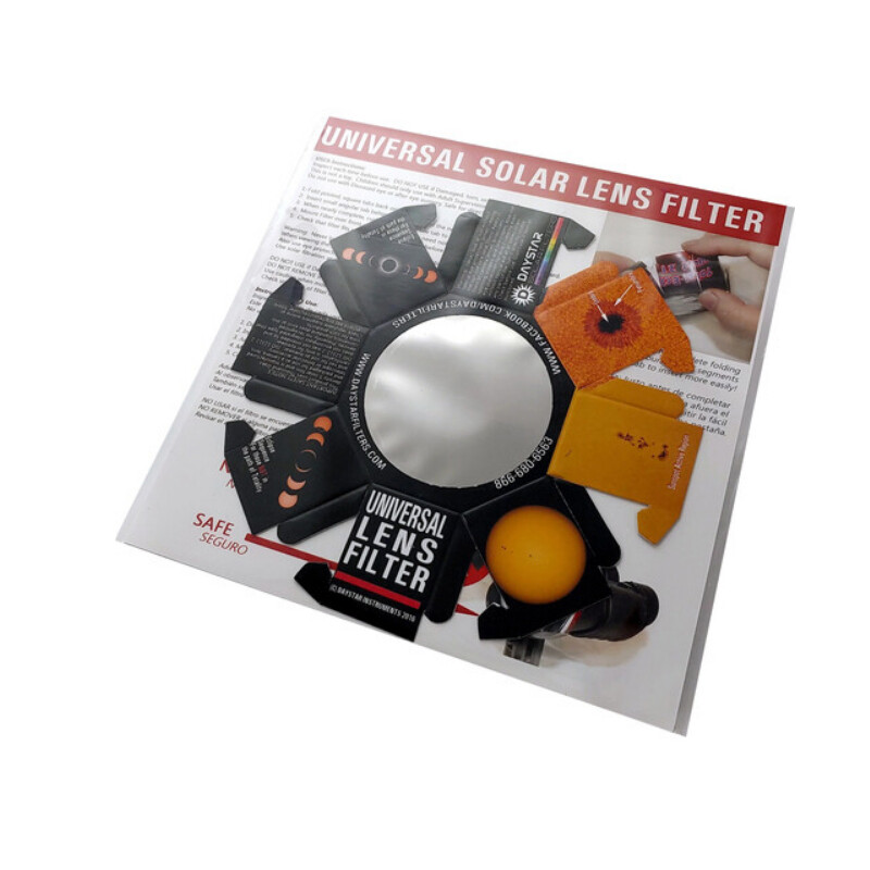 DayStar Filtre solare White-Light Universal Lens (2-Pack, 65-89 mm)