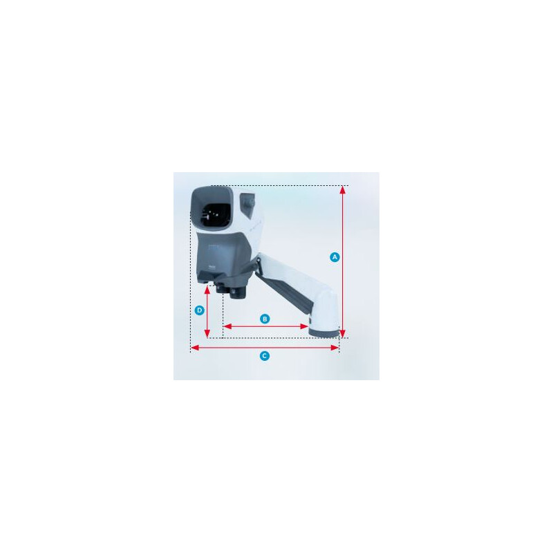 Vision Engineering Microscopul stereoscopic MANTIS IOTA cu „trepied universal Verso” (fără obiective) SMI200