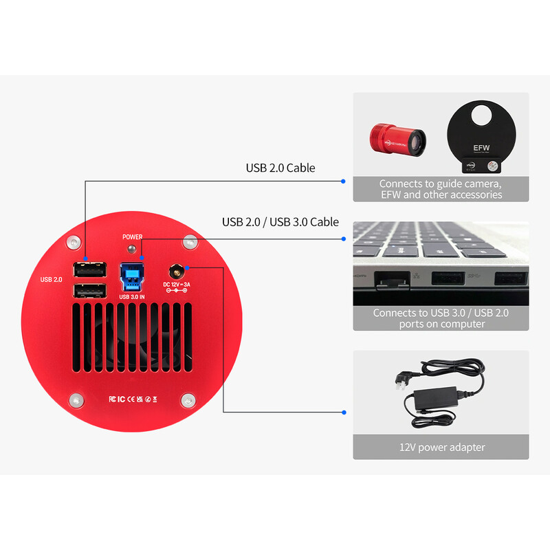 ZWO Camera ASI 2600 MM Pro Mono