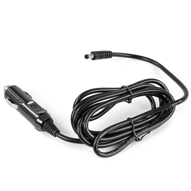 Omegon Cablu 12V 10A Priză pentru brichetă - 5,5-2,1 mm 2 m