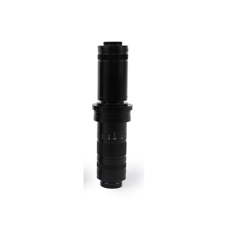 ToupTek Microscop Zoom-Objektiv Set TZM0880D, Zoom 0.8-8x, 1x C-mount, inkl. Polarisations-Ringlicht