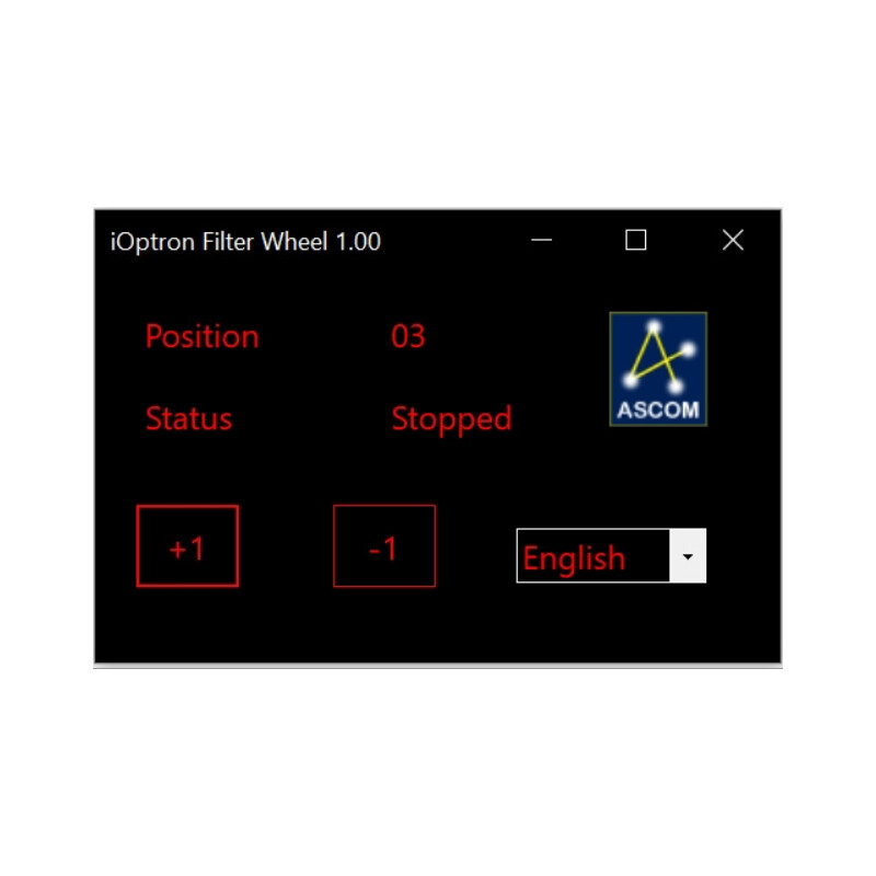 iOptron Roata filtre iEFW 5x 1,25"