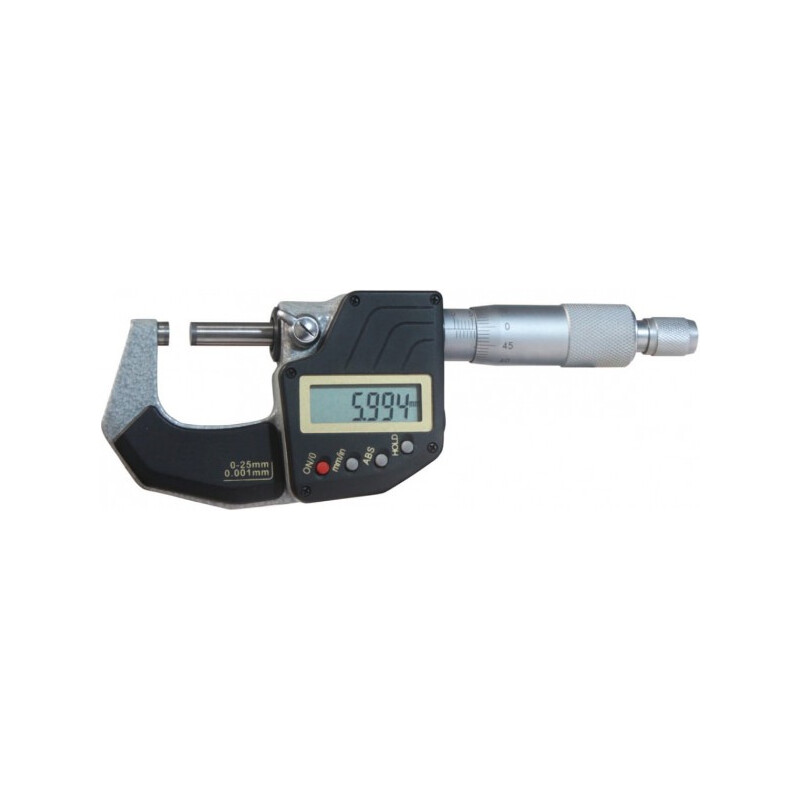 (SP) Micrometru digital cu clichet de 25 mm, 0,001 mm, DIN 863 - Metav IndustryLine