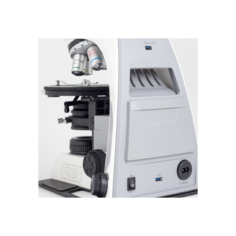 Motic Microscop Panthera TEC POL Epi, trino, infinity, plan, achro, 50x-400x, 10x/20 mm, halogen/LED