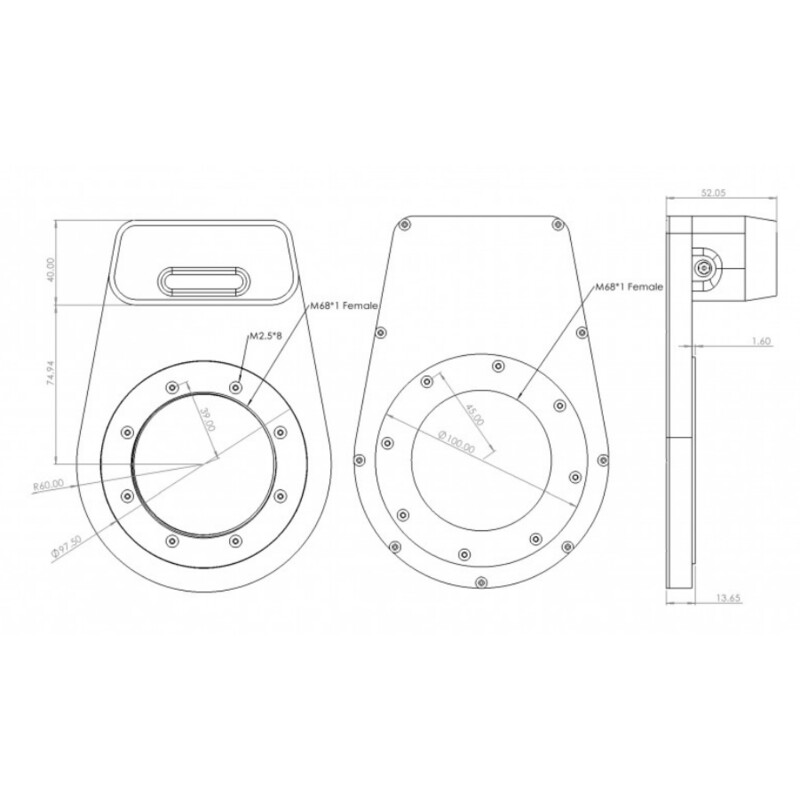 Wanderer Astro Rotator de câmp Lite V2 M68