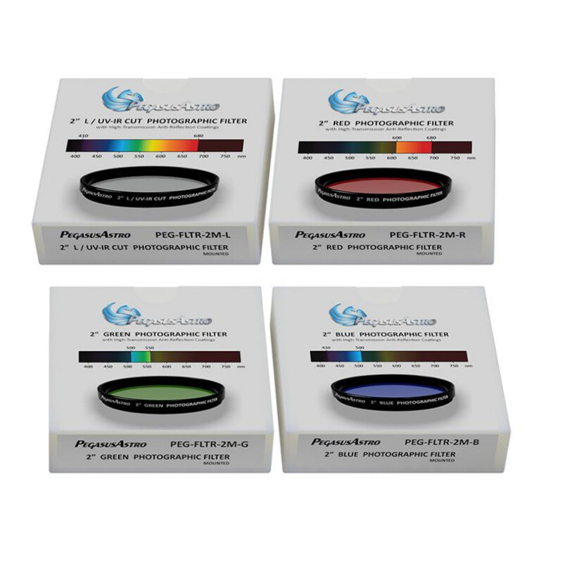 PegasusAstro Filtre roată de filtrare Indigo + filtru LRGB 2"