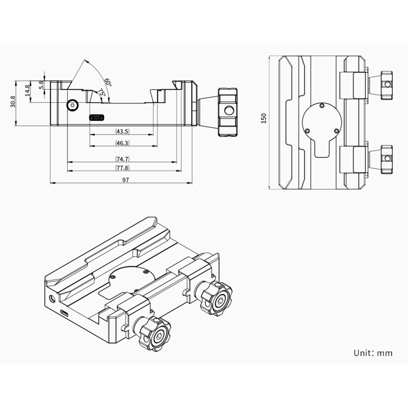 ZWO Montura AM7 Harmonic Equatorial
