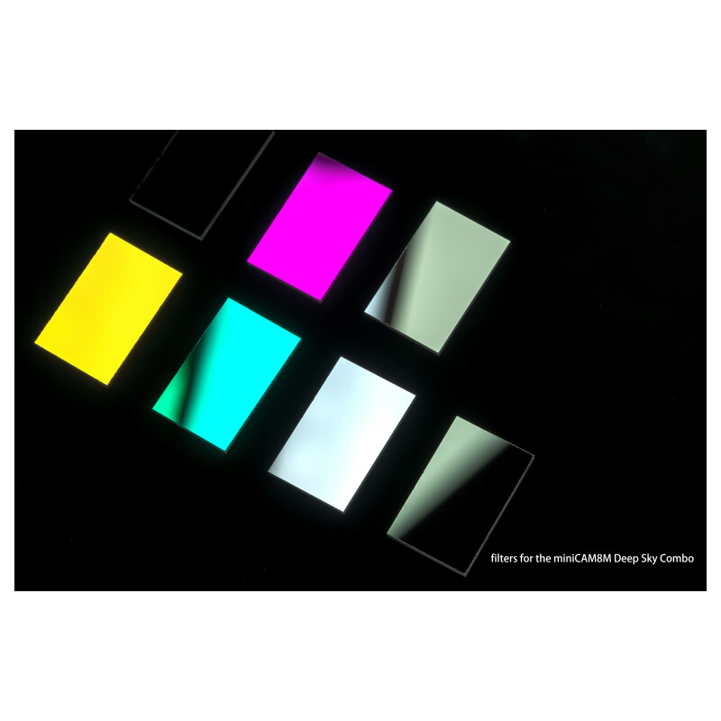 QHY Filtre LRGB + 3nm SHO miniCam8