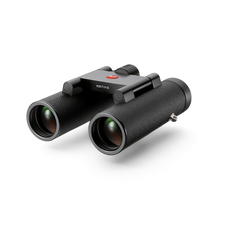 Leica Binoclu Noctivid 8x25 negru, îmbrăcat în piele