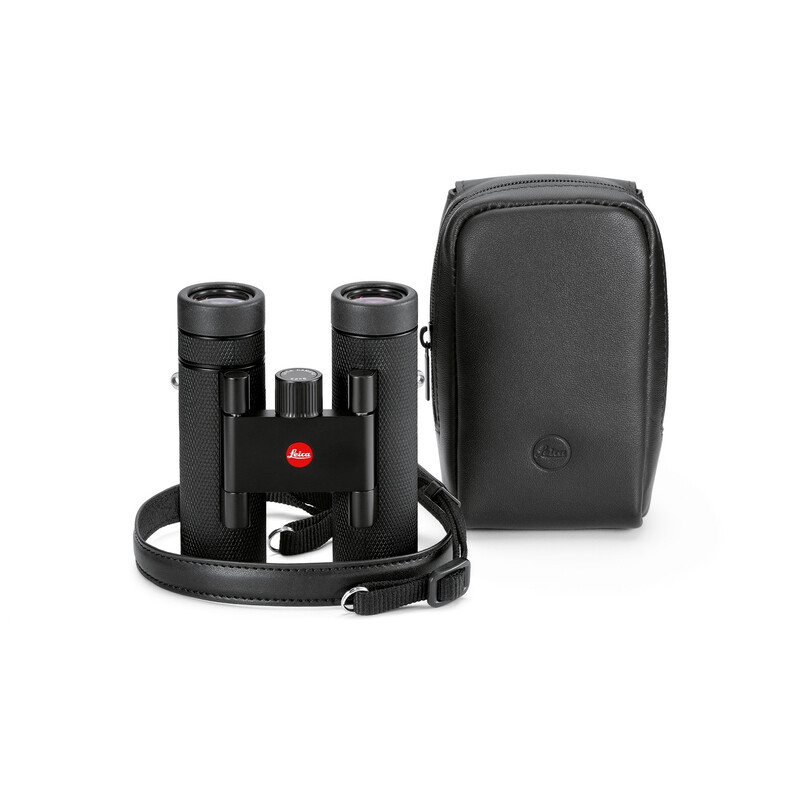 Leica Binoclu Noctivid 8x25 negru, îmbrăcat în piele