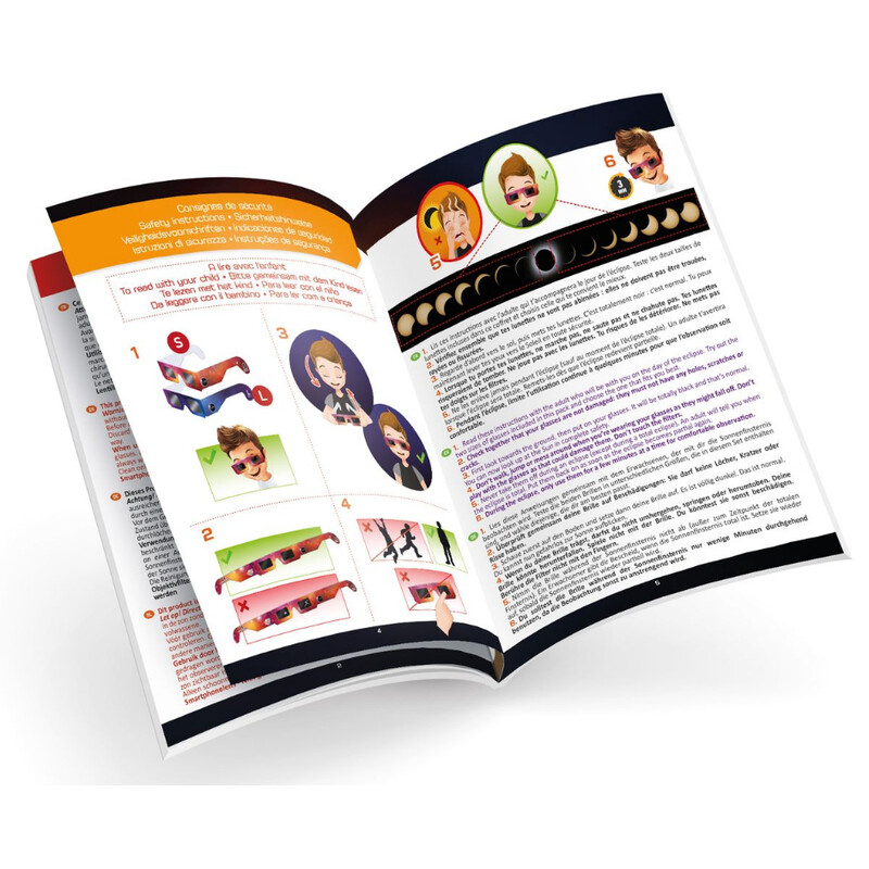 Buki Ochelari pentru eclipsă solară Family Pack