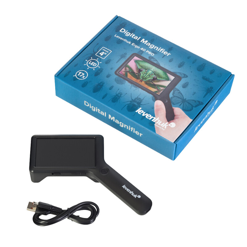 Levenhuk Lupa Lupe Ergo 40 Pro Digital 6x, 10x, 13x, 17x LED
