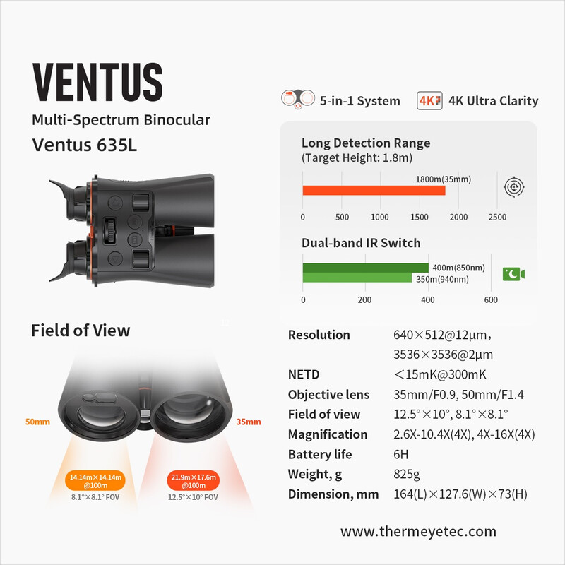 ThermTec Aparat Night vision Ventus 635L