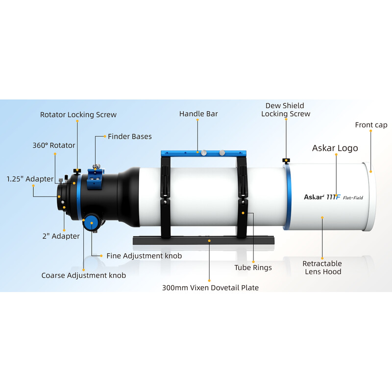 Askar Refractor apochromat AP 111/766 111F Flatfield