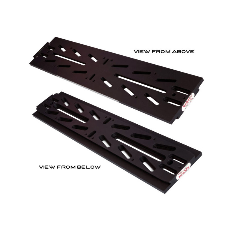 Geoptik Șină prismatică tip Losmandy 450 mm, negru