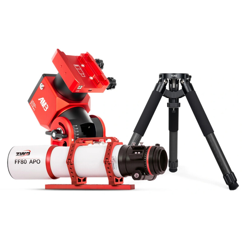 ZWO Refractor apochromat AP 80/600 FF80 AM3N TC40