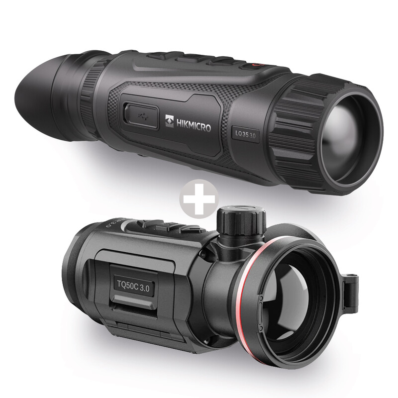 HIKMICRO Set de vânătoare nocturnă cu camera de termoviziune Thunder TQ50C 3.0 + Lynx LQ35 3.0