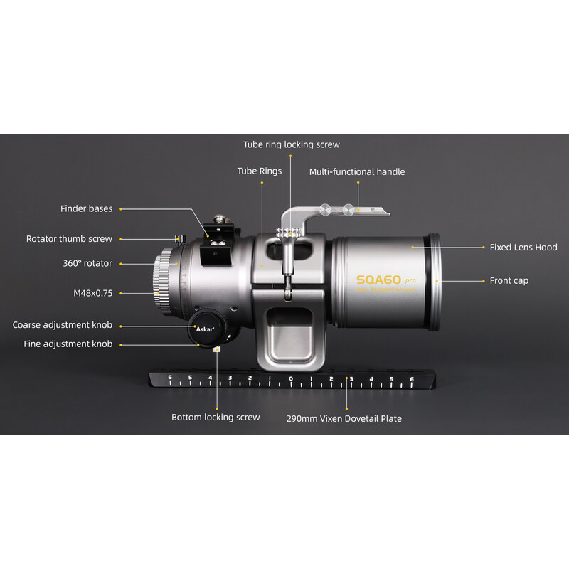 Askar Refractor apochromat AP 60/276 SQA60 Pro