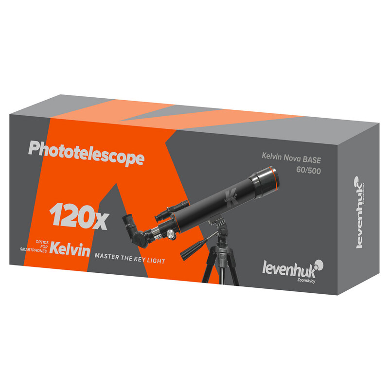 Levenhuk Telescop AC 60/500 Kelvin Nova BASE